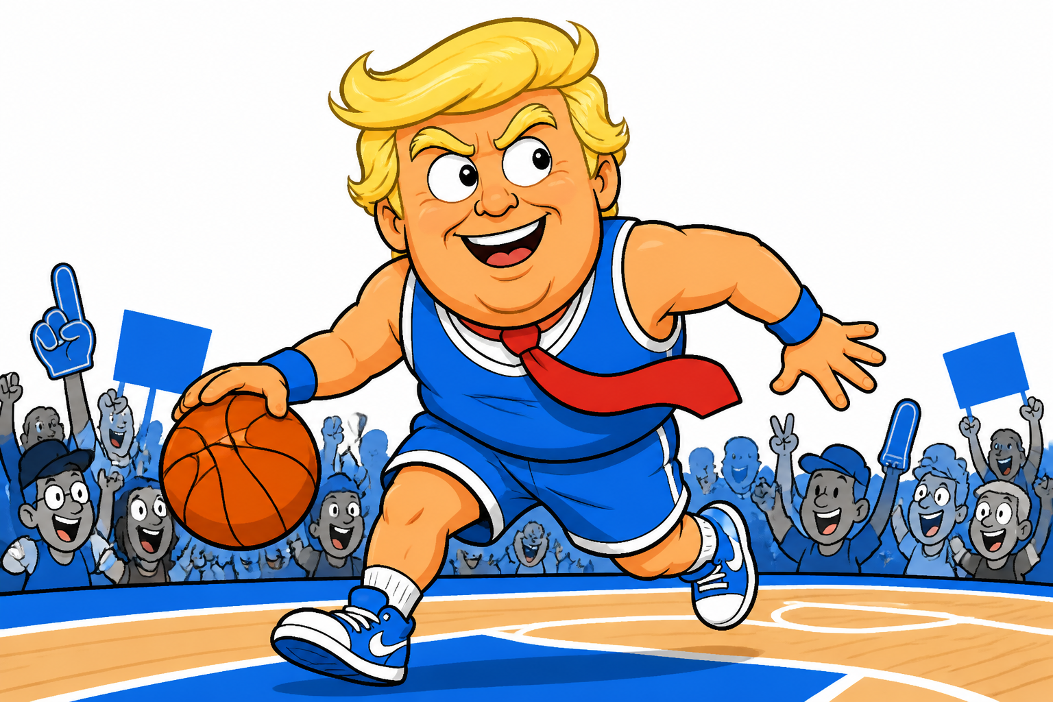 NBA 파이널, 트럼프에 야유 쏟아져